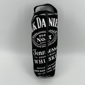 Jack Daniels Old No 7 Tennessee Whiskey Toiletry Bag Travel Kit Black Canvas